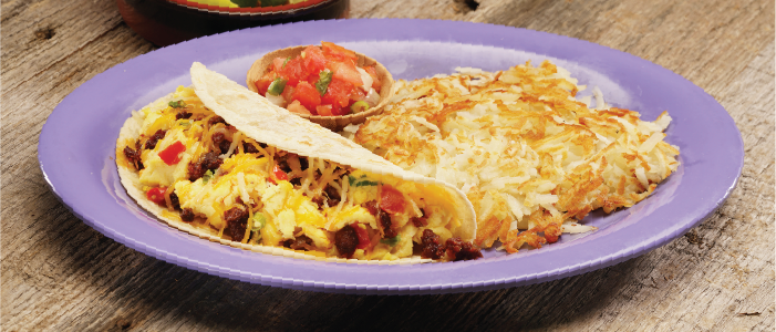 Bajio Menu - Breakfast Taco - Breakfast