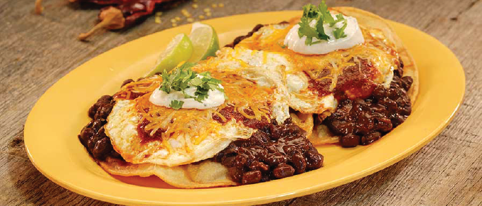 Bajio Menu - Huevos Racheros - Breakfast