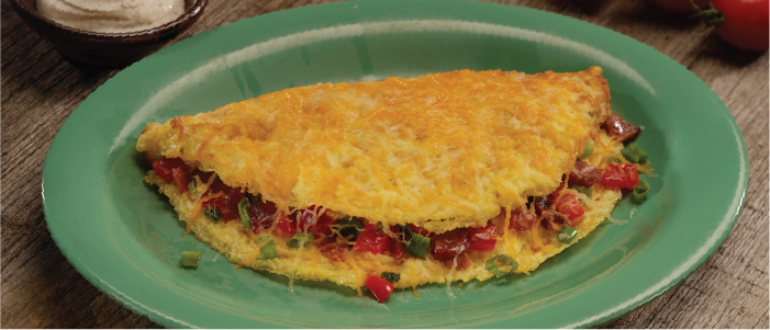 Bajio Menu - Mexican Omelette - Breakfast